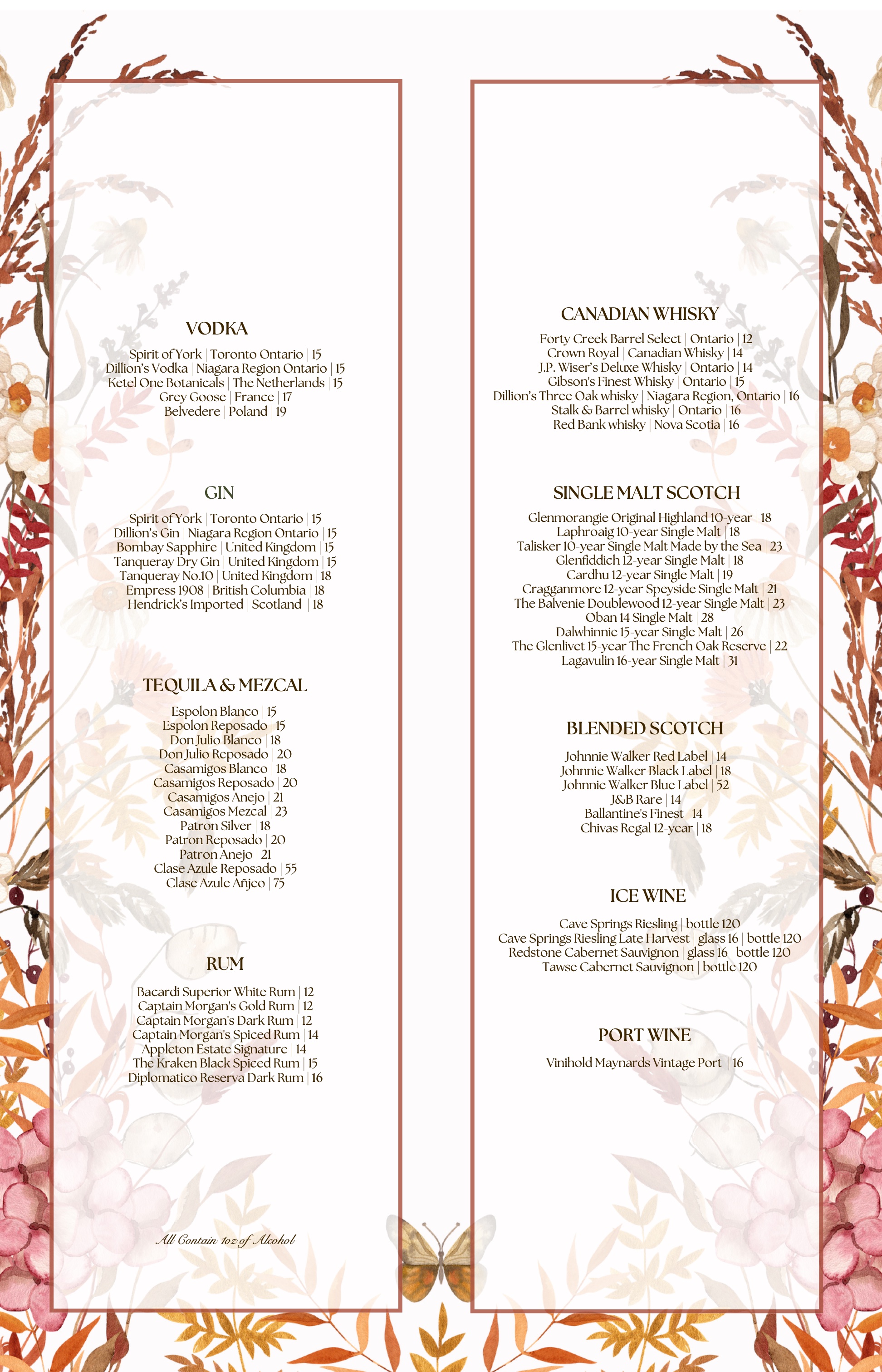 Crossroads Cocktail Menu — page 2